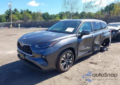 2025 Toyota Highlander Hybrid Xle from USA, damaged, VIN 5TDKBRCH2SS666513